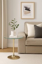 Eleni Side/End Table-Clear