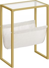HOOBRO Side Table, Slim Gold