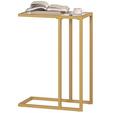 HOMCOM C-Shaped Side Table