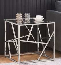 Glass And Metal Square End