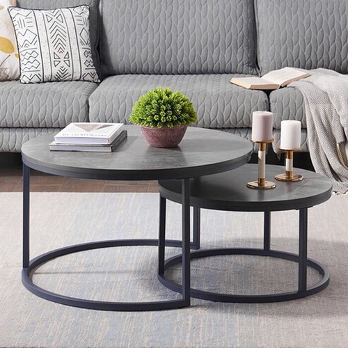 Rectangle round coffee table - coffee,