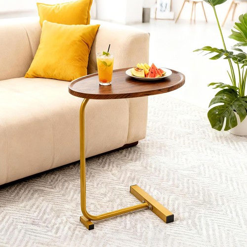 Shaped side table bedside - c,