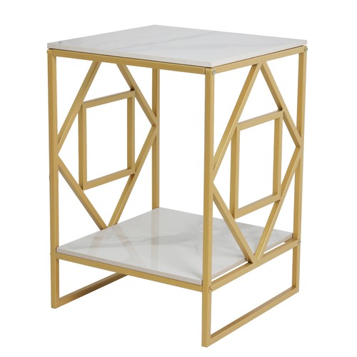 Tier square end - end, table