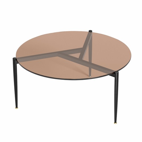 Mid century side table - table, round