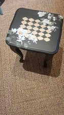 Small Side Table Black Gold