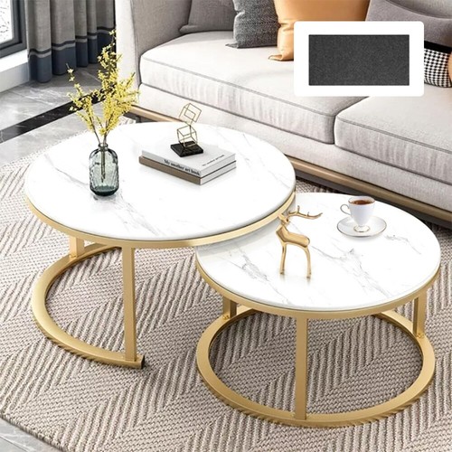 Round coffee table - round,