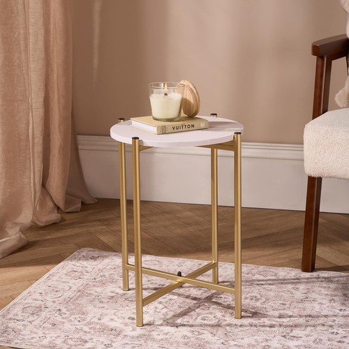 Ohs round side table - table, coffee