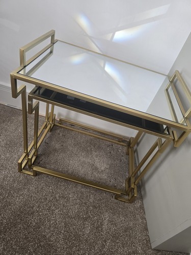 Gold metal brushed brass - gold,