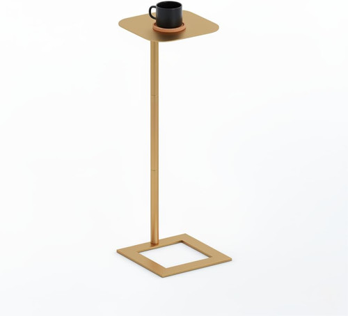 Shaped side table bedside - c-shaped, table,